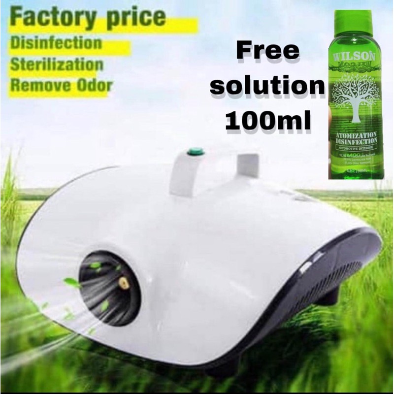 Sanitizer Disinfectant Smoke Fog machine Disinfection with ventilation