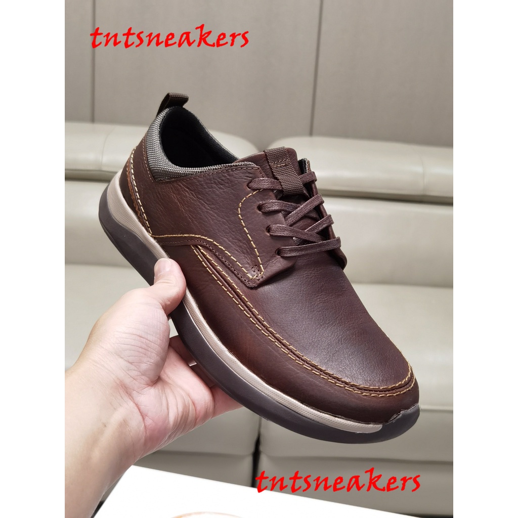 Clarks leather shop shoes price