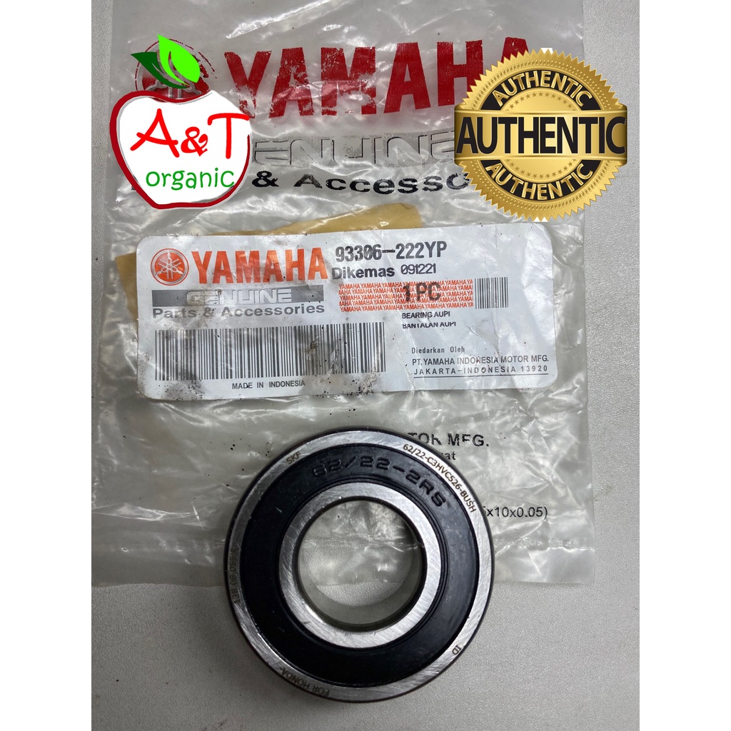 62/22 Yamaha Bearing Rear Axle Bearing 6222 for MIO i125 / M3 Shopee