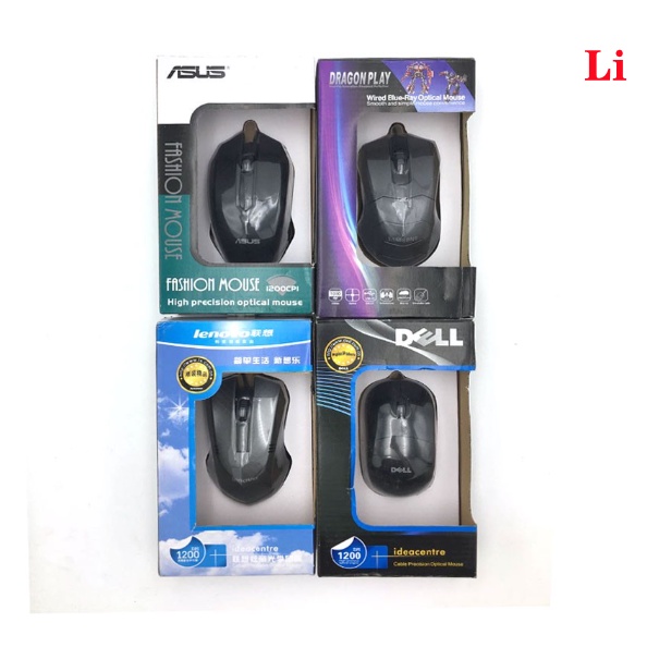 Wired precision optical usb mouse Asus brand Laptop mouse with USB slot ...