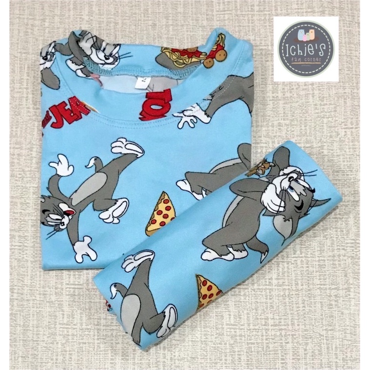 DIRECT SUPPLIER Family Terno Pajama Tom&Jerry Baby blue Shopee