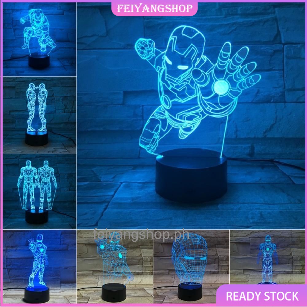 Avengers bedside online lamp