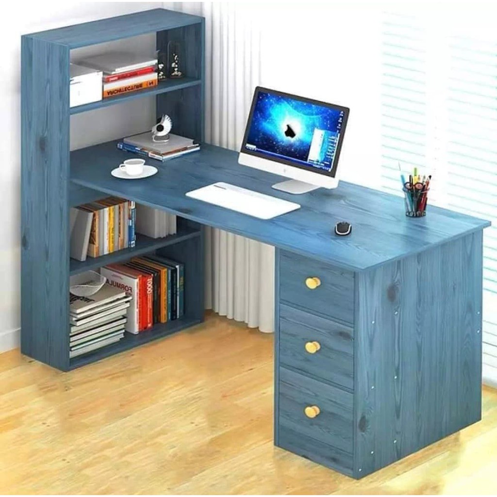 Office Computer Desk, Desk Large PC Gaming Desk Study Table with 3 ...