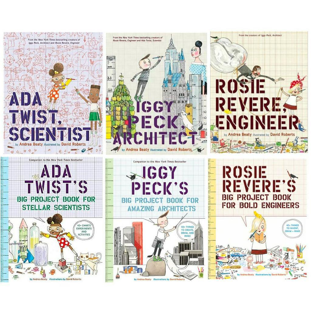 The QUESTIONEERS series (Ada Twist, Iggy Peck, Rosie Revere (3 ...