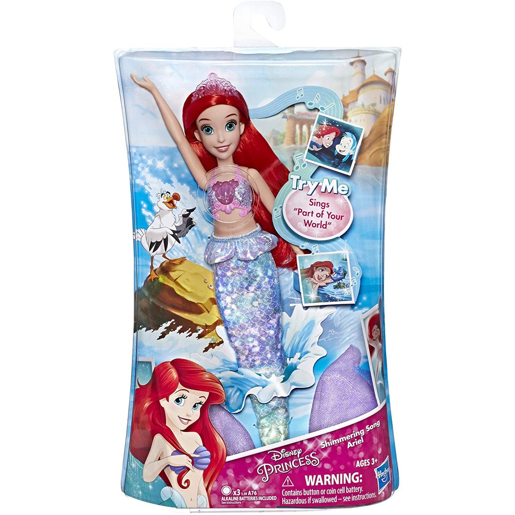 Disney Princess Shimmering Song Ariel Doll Shopee Philippines