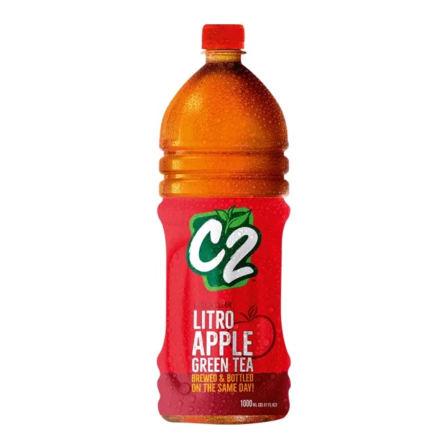 C2 GREEN TEA APPLE DRINK (1L) | Shopee Philippines