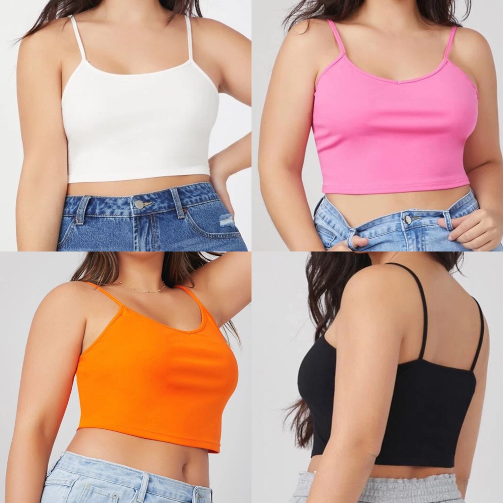 Bralette Tube Cotton Chest Crop Top