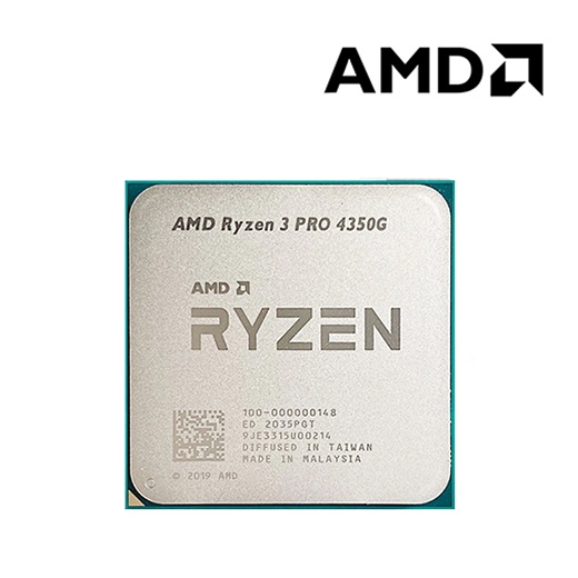 AMD Ryzen 3 Pro 4350G with Wraith Stealth Desktop Processor Black Box only Tray type