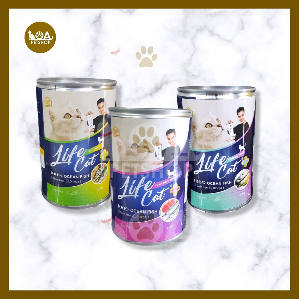 Life Cat Cans Plus Wet Cat Food 400gr Shopee Philippines