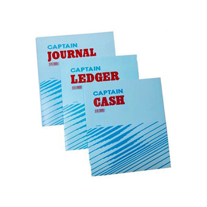 CAPTAIN LEDGER/JOURNAL/CASH BOOK A4 - 40 PAGES | Shopee Philippines
