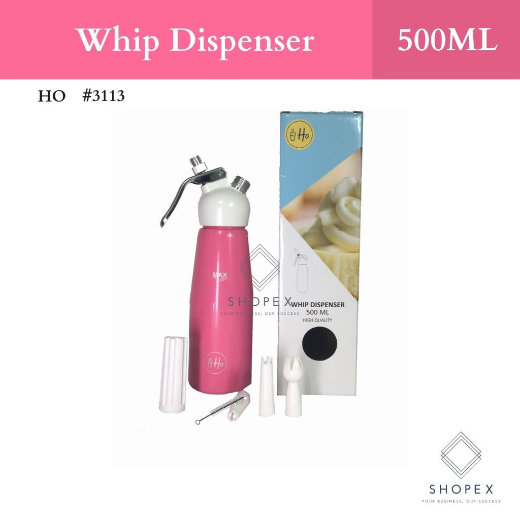 HO Whip Dispenser 500ml / Milktea Supplies / Mosa Charger / Whipping