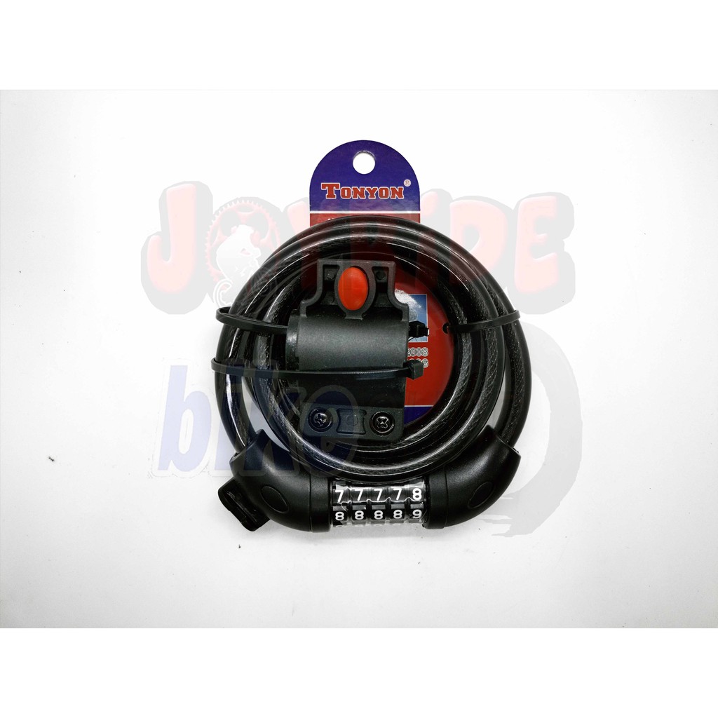 TONYON BIKE LOCK WITH SEATPOST CLAMP (KEY/CODE LOCK) Shopee Philippines