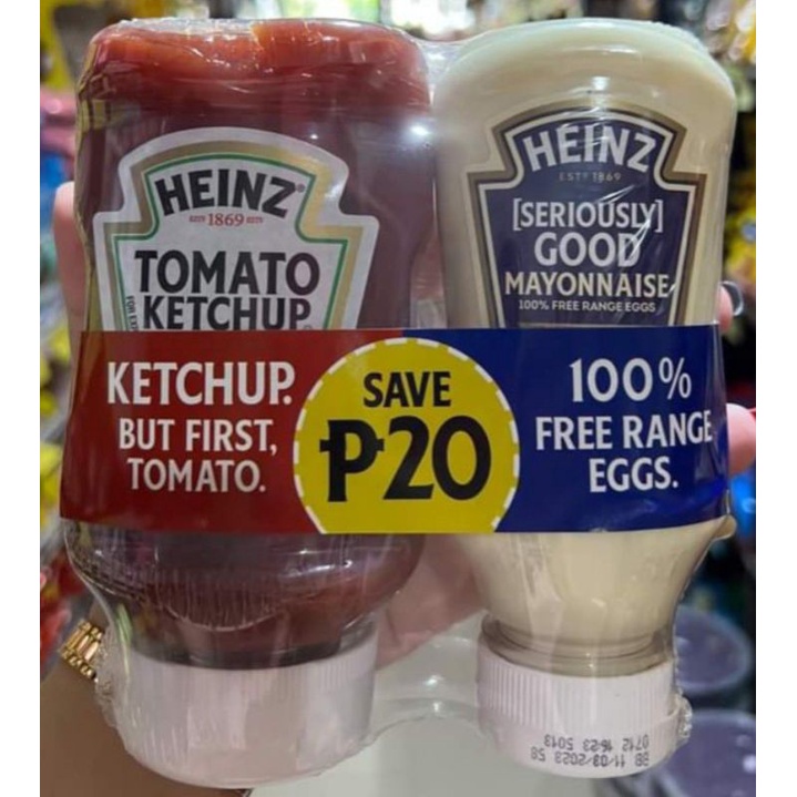 Heinz Tomato Catsup and Mayonnaise Bundle Shopee Philippines