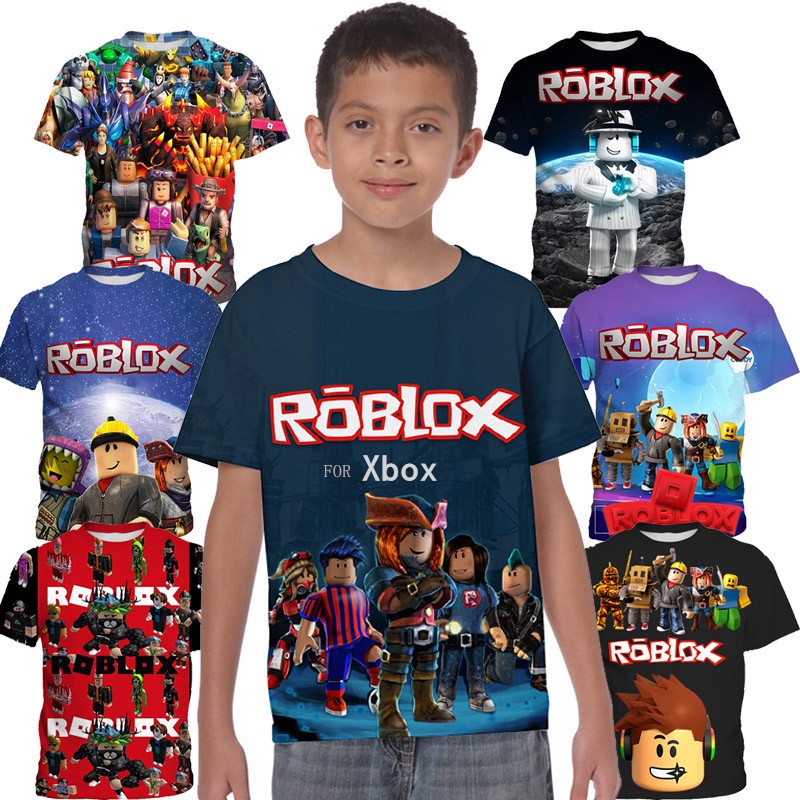 Roblox T-shirt for Kids Summer Tees Boy's and Girl's Gift