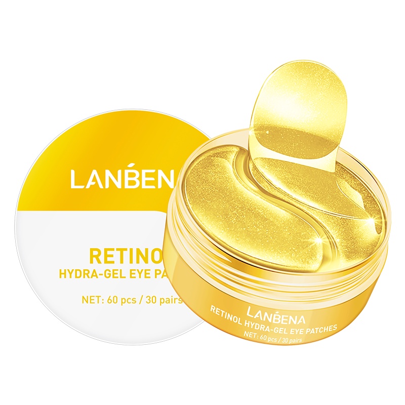 Lanbena Eye Mask Vitamin C Hydra Gel Eye Patches Whitening Under Eye Patch Anti Aging Eyebag