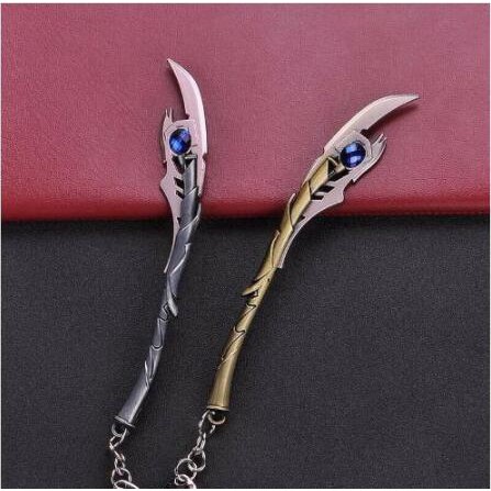 Marvel Avengers Loki Scepter Mind Gem Alloy Key Chains Keychain Keyfob ...