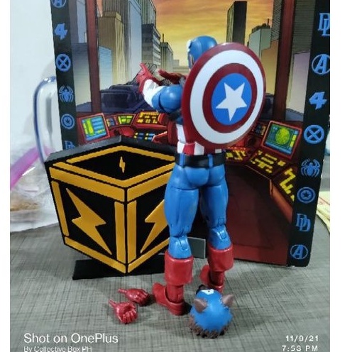 Captain America Wolf Cap Marvel Legends Onslaught Wave | Shopee Philippines