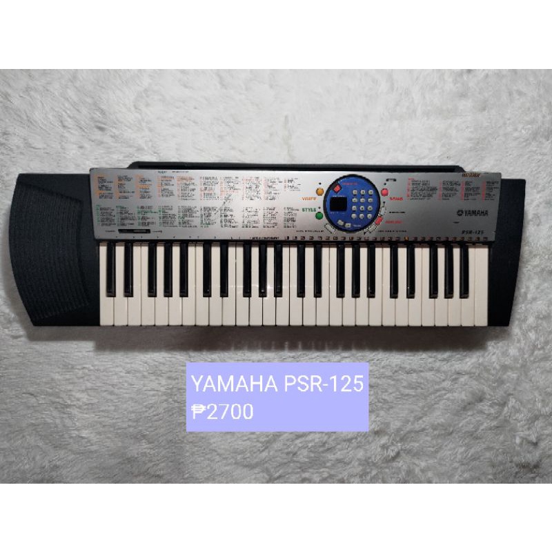 YAMAHA PSR125, YAMAHA PIANO KEYBOARD, 2NDHAND PIANO Shopee Philippines