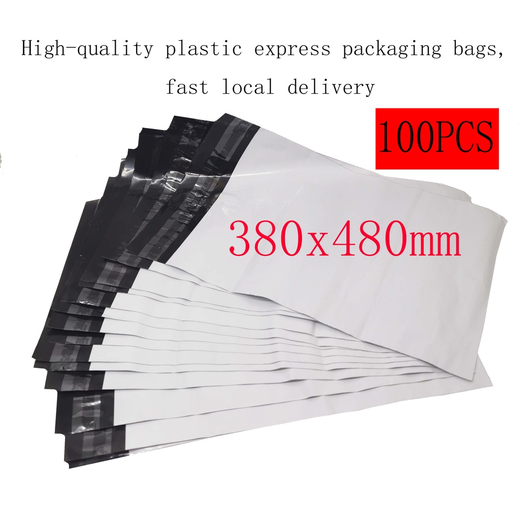 100pcs opp Plastic Courier parcel Pouch Packaging Opp Bag Small Medium ...