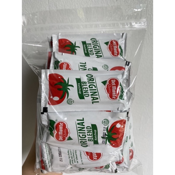 Del Monte Ketchup Sachet 10g 50 Pcs Shopee Philippines