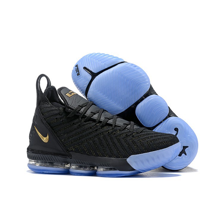 Lebron 16 black clearance blue