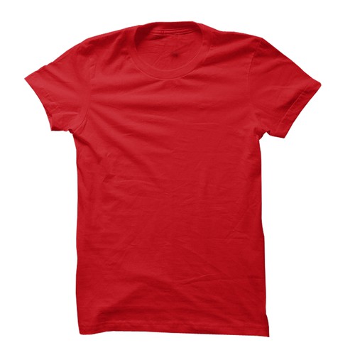 Red best sale plain shirt