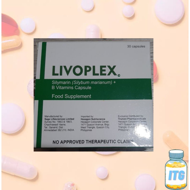 Livoplex By 30's ( Silymarine Plus B Complex) | Shopee Philippines