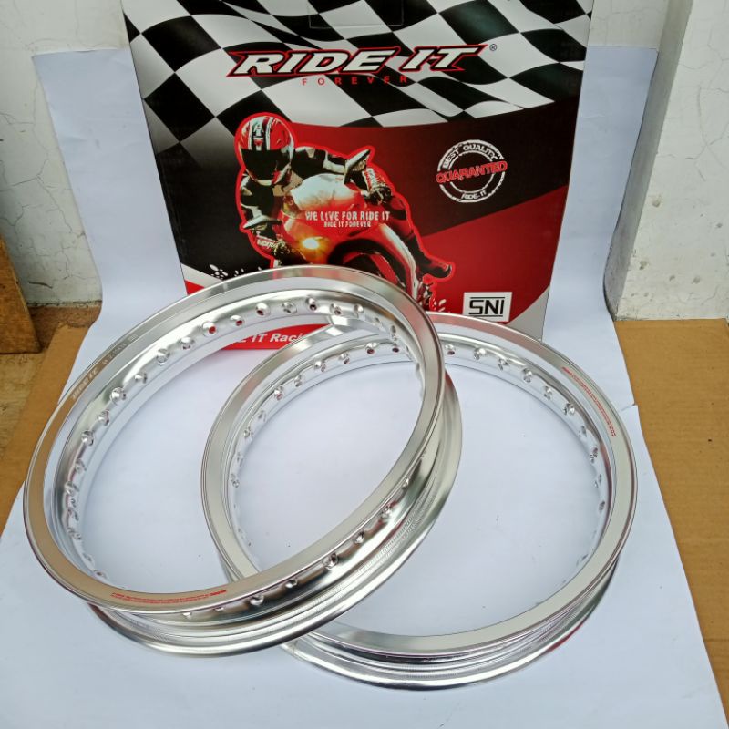 Automatic motorbike wheel rims ring 14 black or silver 185 215 R14 ...