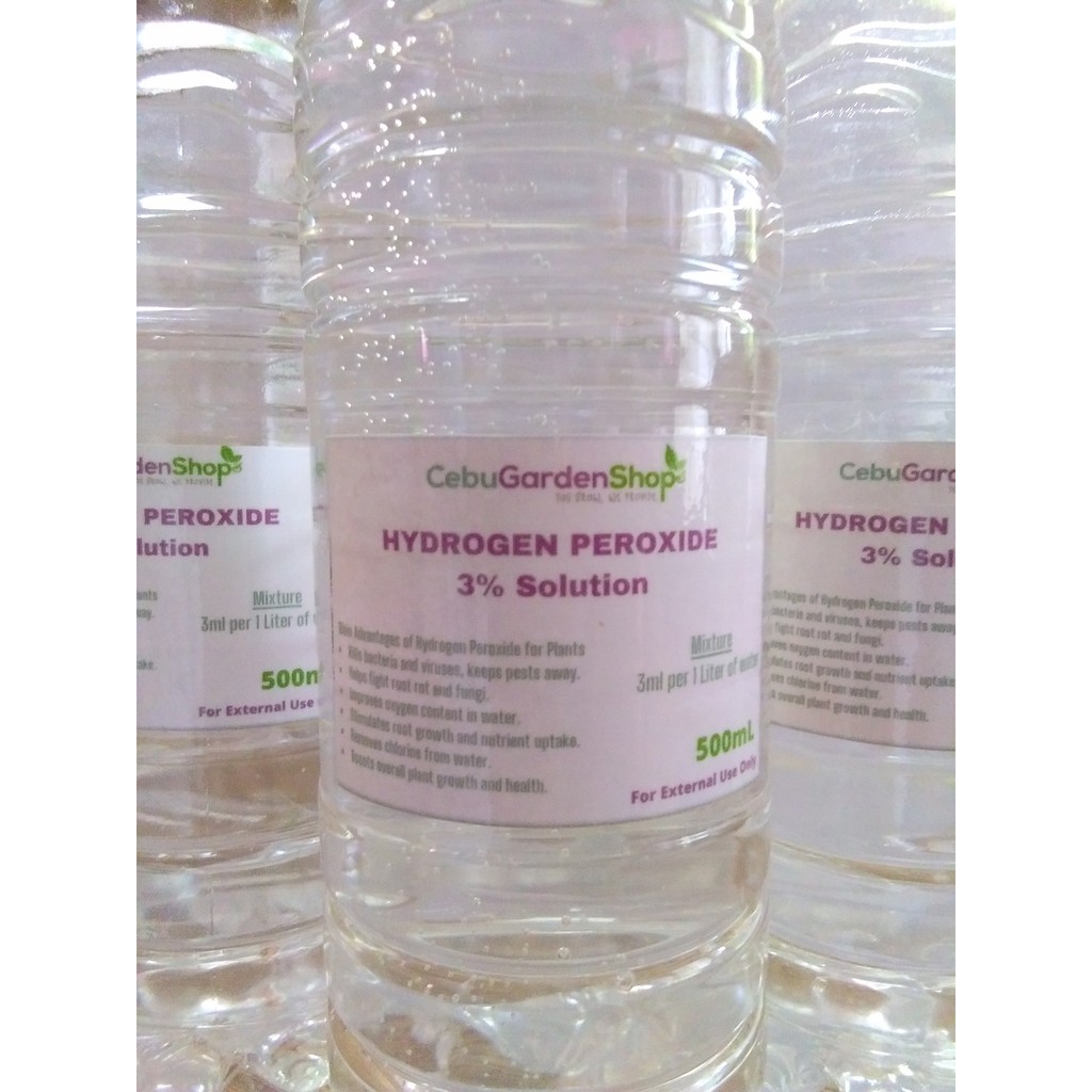 Hydrogen Peroxide 3 500ml Pesticide/Fungicide Shopee Philippines