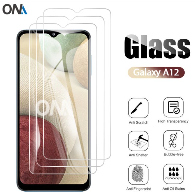 Tempered SCREEN STICKER FOR SAMSUNG A12, A02, A20S, A03 | Shopee ...