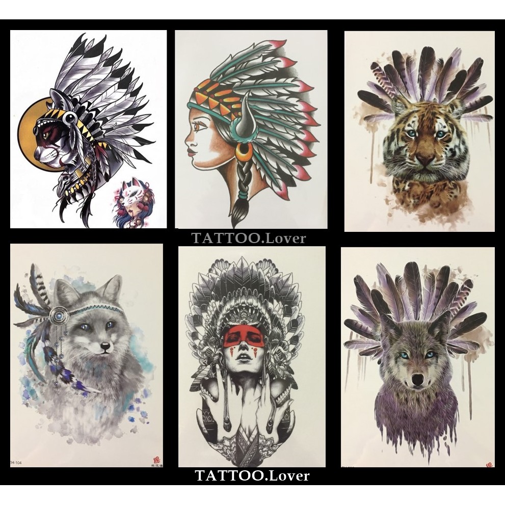 Indian Temporary Tattoos/Apache Install As Beautiful A Real Tattoo