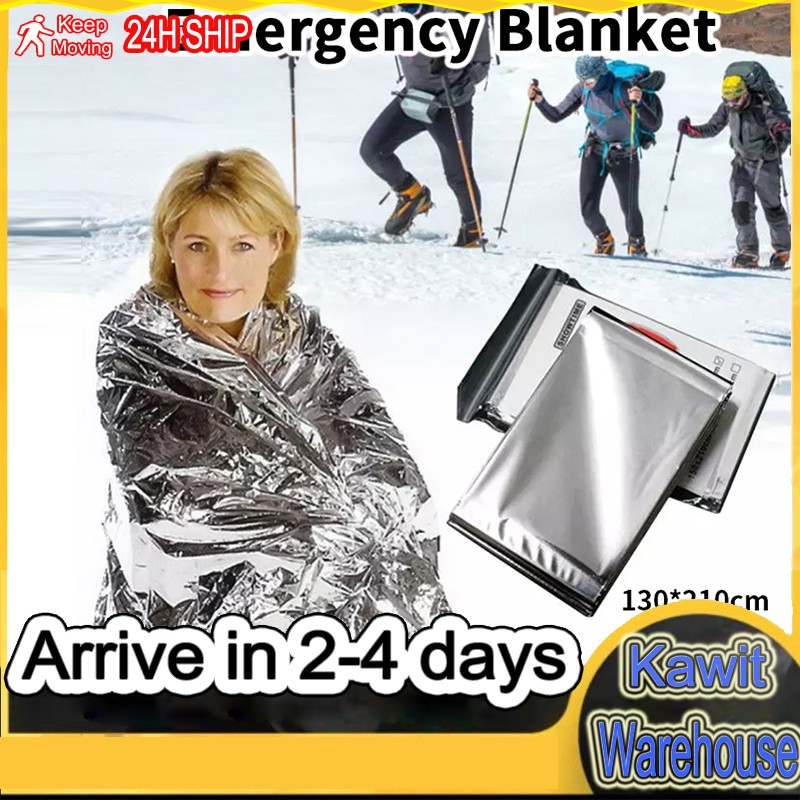 Emergency Rescue Blanket Insulation Sunscreen Blanket DoubleSided
