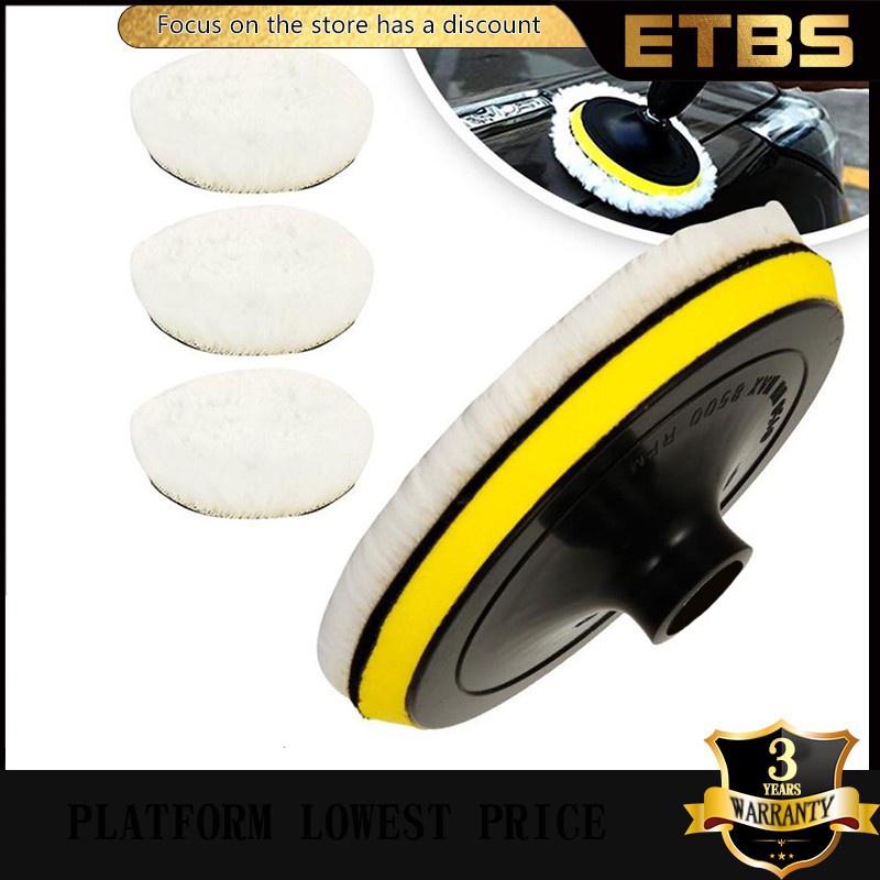 S004G 5 inch 125mm Sponge Polishing Pads Kits Buffing Pads for Car Care