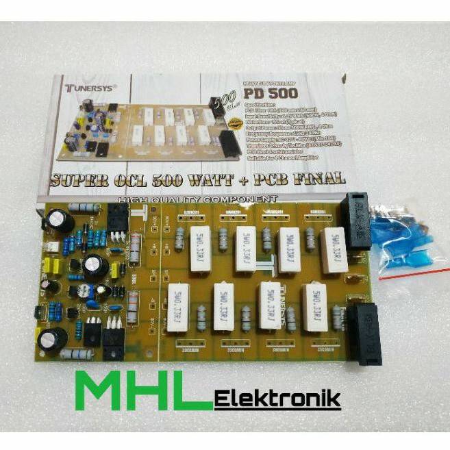 Socl 504 Plus Line Final Power Amplifier Kit 4 Sets Final Tansistor PCB