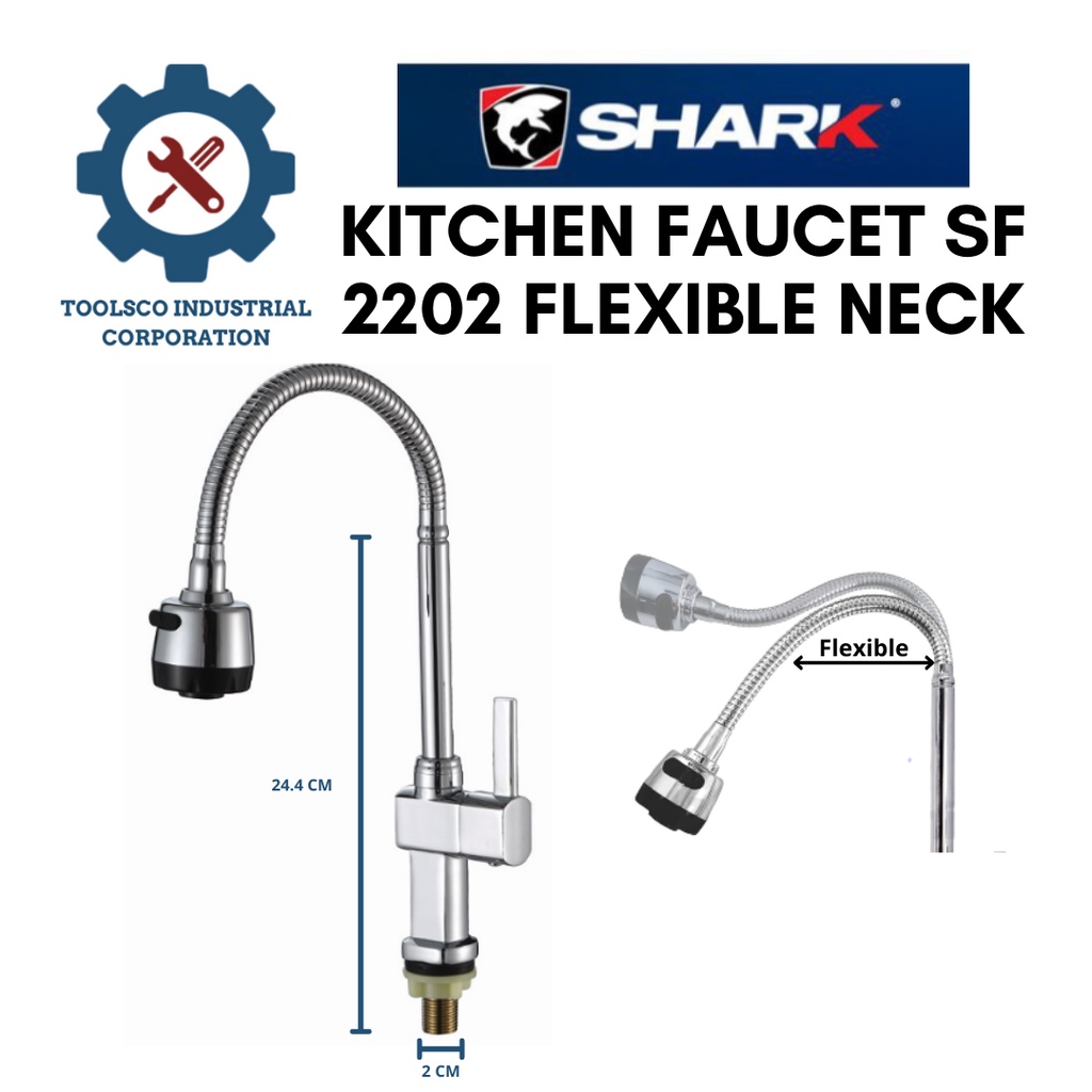 SHARK KITCHEN FAUCET SF 2202 BIG FLEXIBLE NECK Shopee Philippines