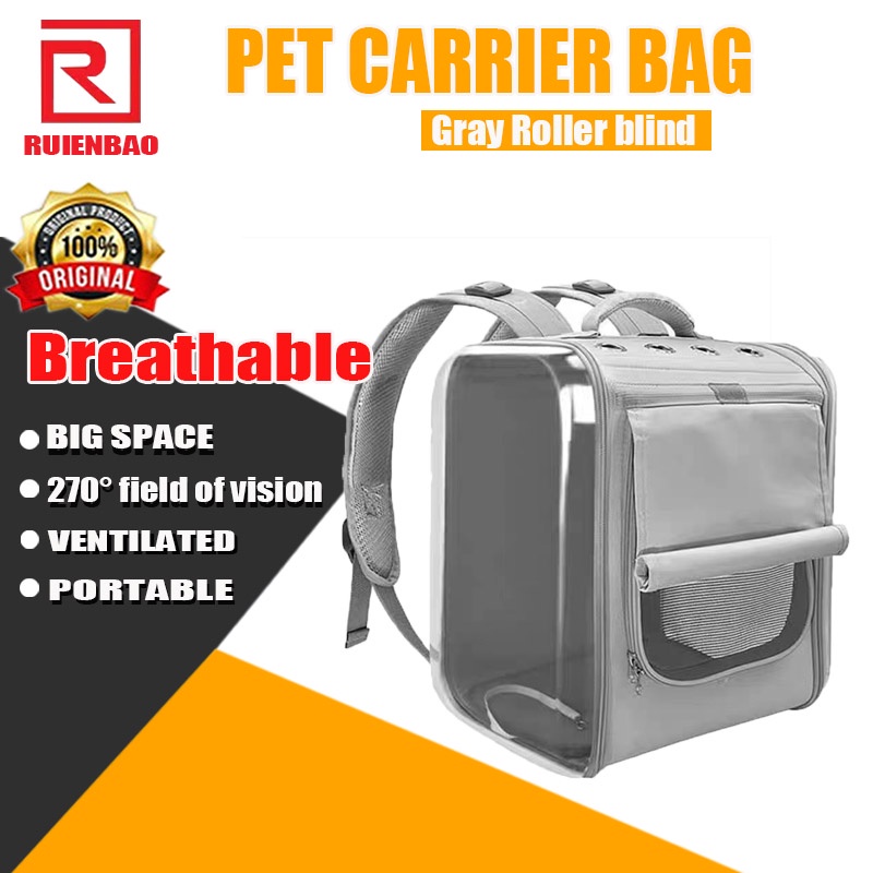 Ruienbao Outdoor Pet Carrier Bag Cat Bag Dog Breathable Pet Carrying