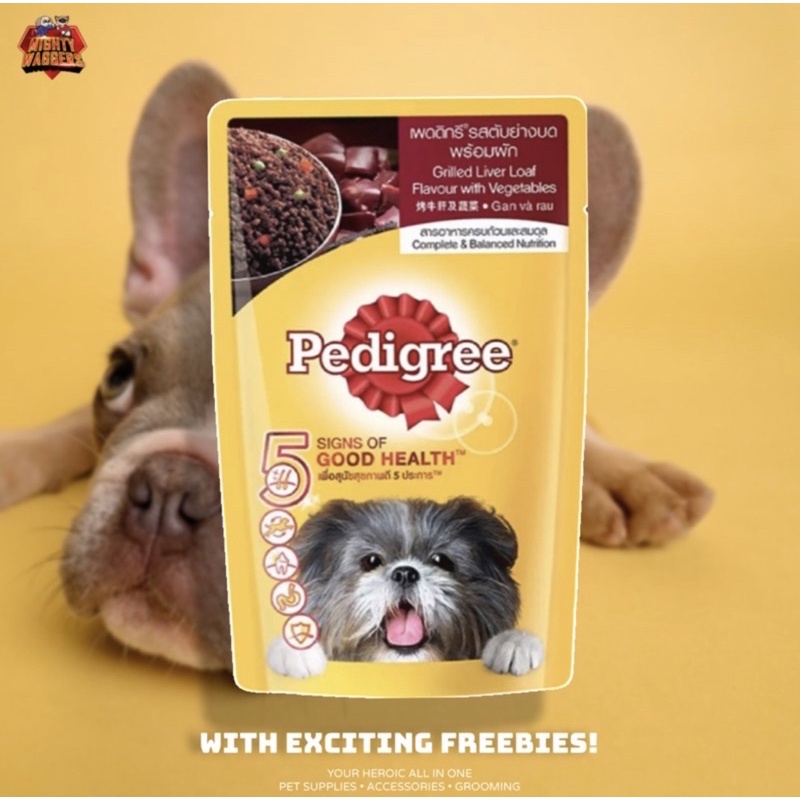 COD Pedigree Pouches Puppy & Adult 130g | Shopee Philippines