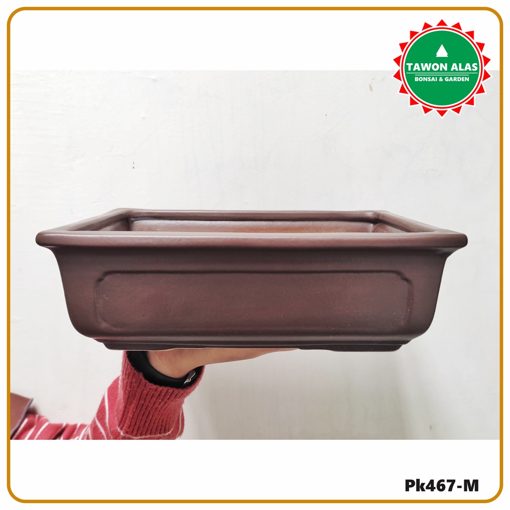 Rectangular Ceramic Bonsai Pot Shopee Philippines