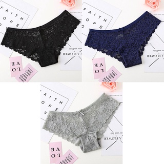 3 Pcs Panties for Woman Underwear Sexy Lace Breathable Soft