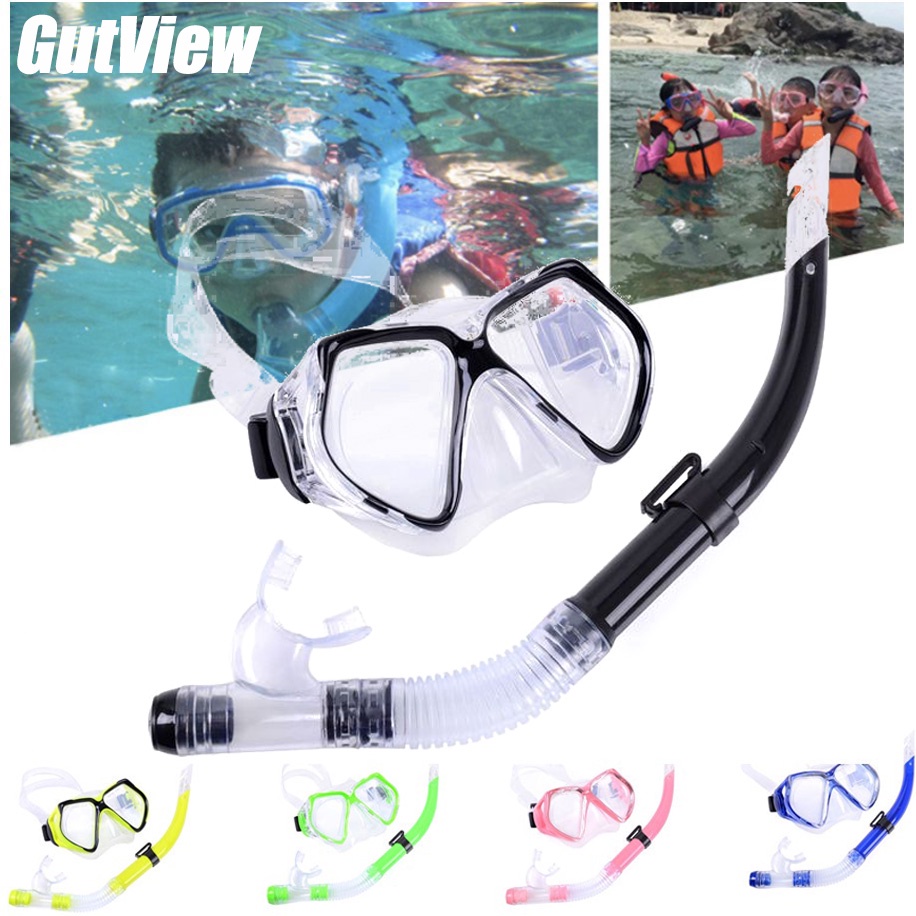 Professional Tempered Glass Diving Goggles Scuba Diving Snorkel