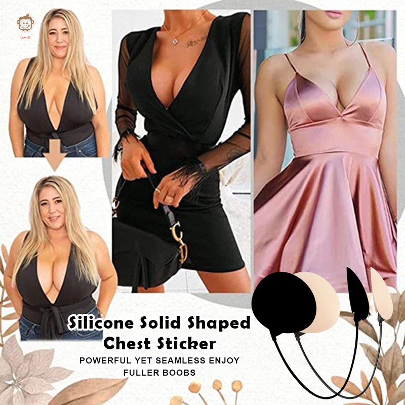 Deep Plunge Bra Kit Push-Up Frontless Bra Backless and Strapless Kit for  Ultra Push Up Effect