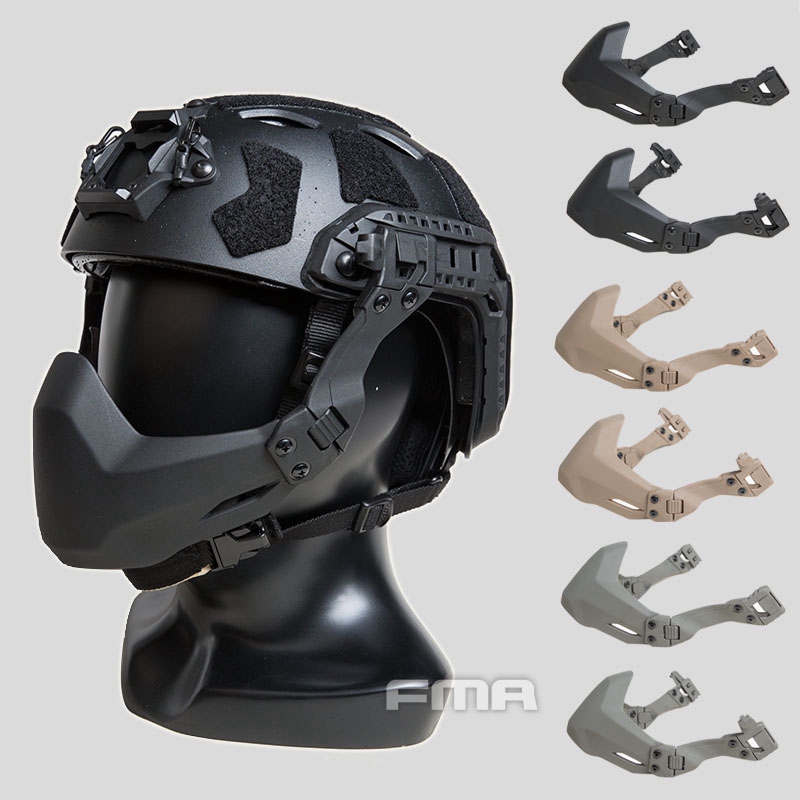 Military helmet best sale with face shield