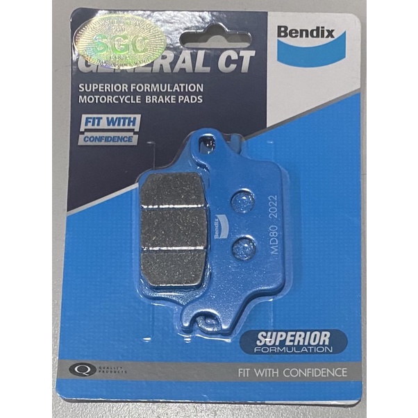 BENDIX Brake Pad MD 80 for Click 125/150 Game Changer | Shopee Philippines
