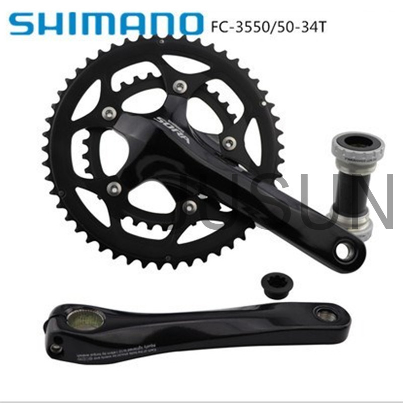 9 speed double crankset clearance