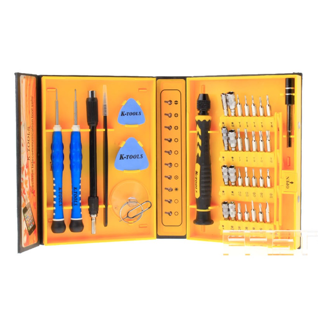 K-Tools 38 in 1 Precision Repairing Screwdriver Tool Kit | Shopee ...