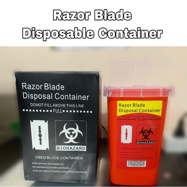 Razor Blade Disposable Container | Shopee Philippines
