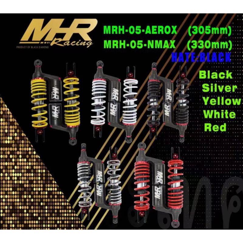 MHR RACING REAR SHOCK for AEROX, N-MAX | Shopee Philippines
