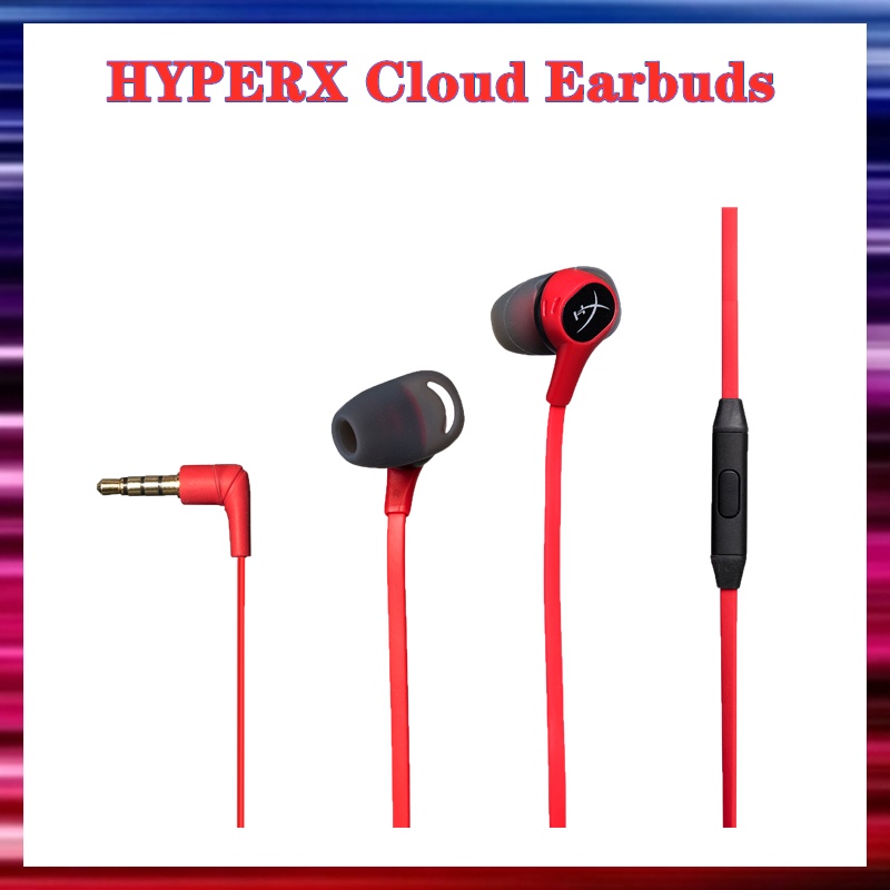 HyperX Cloud Earbuds 2 II Gaming Earphones 3.5mm Plug Port. | Shopee ...