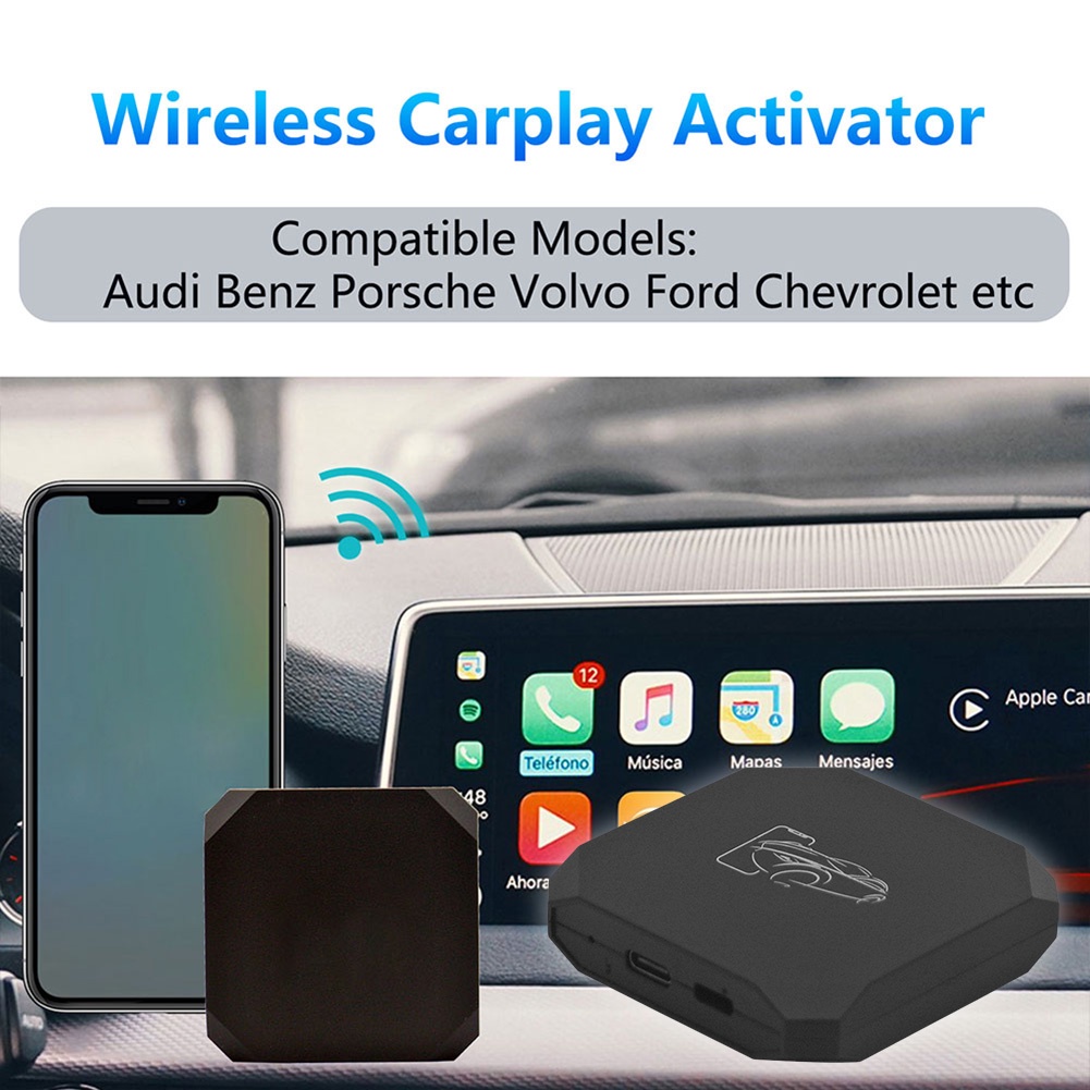 Wireless for Carplay Adapter Dongle USB Type C Convert Wired to
