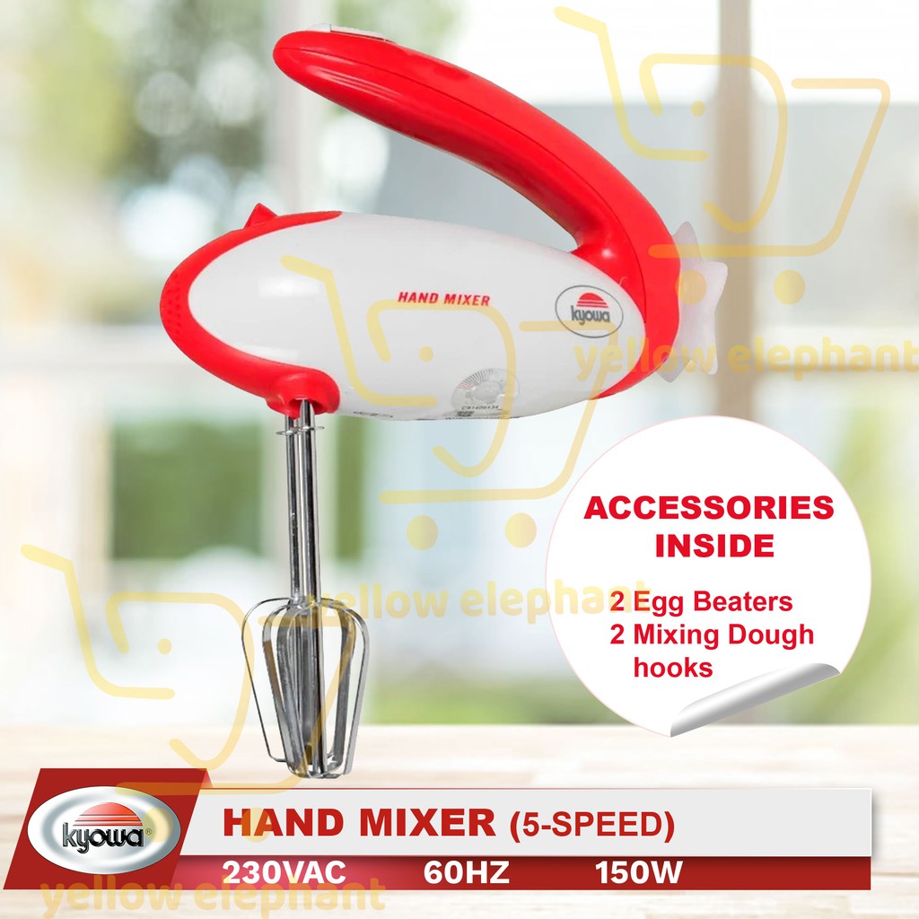 Kyowa Hand Mixer 5 Speed Setting W Turbo Control Switch 150W Shopee Philippines